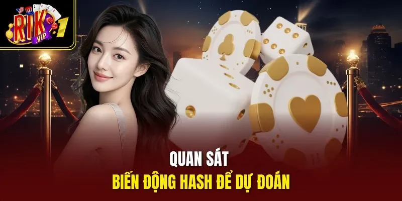 Quan sát biến động hash để dự đoán